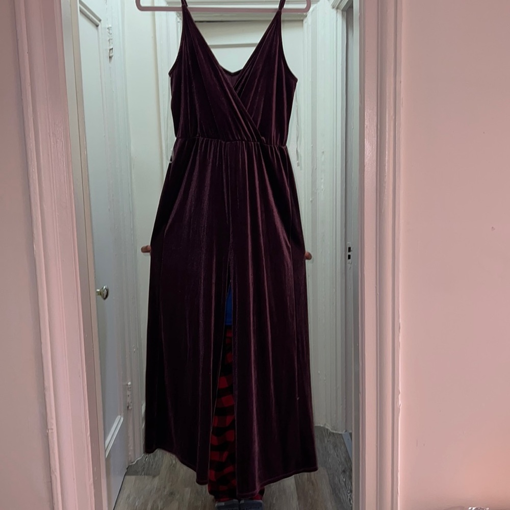Velvet jumpsuit